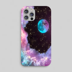 Cosmic Moon Clouds Phone Case