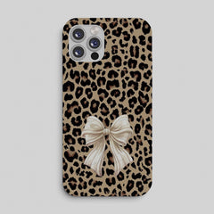 Leopard Bow Phone Case