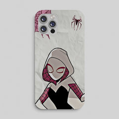 Spider Girl Minimal Phone Case