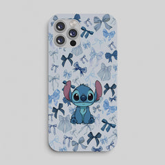 Stitch Blue Bows Phone Case