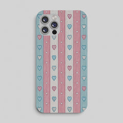 Heart Stripes Phone Case