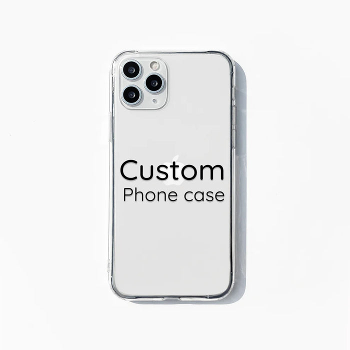 Custom Phone Case, clear slim case ready to UV print your own photo or design