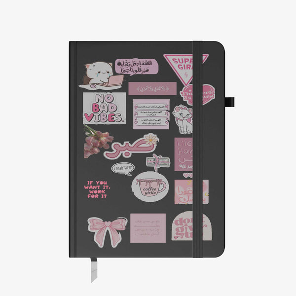 Pink Sticker Notebook Bunny Store